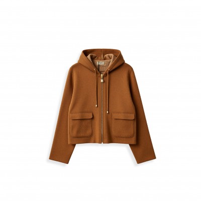 CELINE JACQUARD REVERSIBLE KNIT CARDIGAN CELINE JACQUARD REVERSIBLE KNIT CARDIGAN